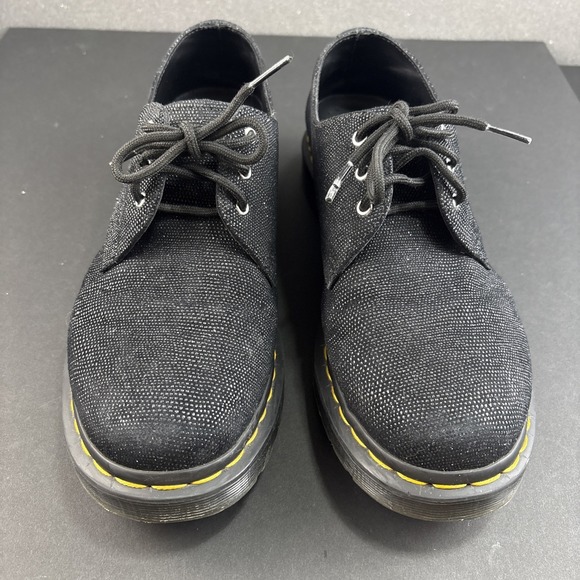 Dr Martens 1461 Glitter US Women's 10‎ Black Sparkle Oxford Shoes Streetwear - Picture 11 of 11